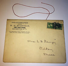 Rare Antique W.H. Boardman New York Photographers Advertising Cachet Envelope picture