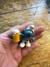 The Smurfs Collectible Figure Beer Drunk Smurf Vtg 70s 1975 Peyo #20078 RARE picture