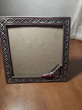 Vintage Metal Picture Frame With Shoe No Glass Front picture