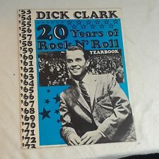 Dick Clark 20 Years Of Rock N' Roll 1973 Yearbook Vintage Magazine L@@K q1 picture