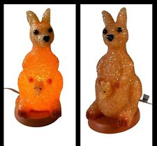 Melted Popcorn Kangaroo And Joey Light Up Lamp Electrical 10