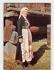 Postcard National Costume from East Agder Norway picture