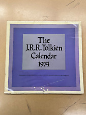 J.R.R. Tolkien Calendar 1974 first printing 1973 Ballantine Books Water Damage picture