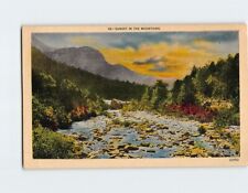 Postcard Sunset in the Mountains USA North America picture