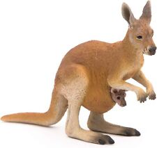 Papo 50188 Kangaroo with joey WILD ANIMAL KINGDOM Figurine, Multicolour picture