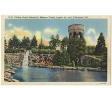 Postcard - Chimes Tower, Longwood Gardens - Wilmington Delaware DE - c1940 picture
