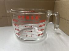 Vintage PYREX 532 4 Cup 1 Quart 1 Liter Red Lettering Glass Measuring Cup GREAT picture