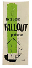 Vintage Federal Civil Defense Pamphlet - Nuclear War Fallout Instructions picture