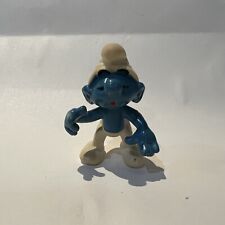 Vintage Smurf Mini Figurine Schleich 1983 Rare. Sleep Walking picture