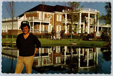 Two Continental Postcards~ Conway Twitty & His Home~ Hendersonville, Tennessee picture