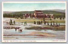 Postcard WY Haynes No 133 Old Faithful Inn Yellowstone National Park J4 picture