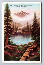 Eagle River CO-Colorado, Mount of Holy Cross, Antique Vintage Souvenir Postcard picture