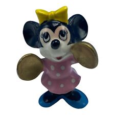 Vintage Disney Minnie mouse figurine Walt Disney Productions playing symbols picture