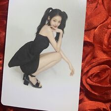 Wonyoung IVE Purple Dessert Edition Celeb K-pop Girl Photo Card Black Dress picture