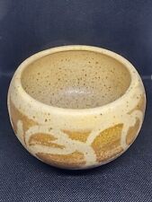 Small Vintage Brown Designs West Stoneware Pottery Bowl / Pot / Planter 3.5