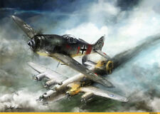 WW2 German Luftwaffe Messerschmidt 109 Air Battle Scene picture