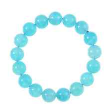 AAA Natural Amazonite Beaded Stretch Bracelet for Women Jewelry Size 6.5 Ct 115 picture