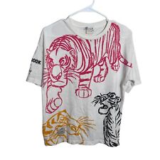 Zara Disney Stories Collection Jungle Book Shirt Women's Small White Tiger picture