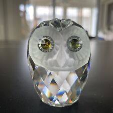 Swarovski Original Crystal Spiritual Owl Figurine Display Object B7 picture