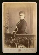 RUSSIAN IMPERIAL ANTIQUE CABINET CARD GRAND DUCHESS MARIA ALEXANDROVNA WD DOWNEY picture