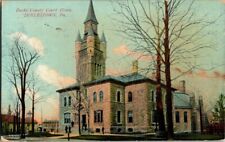 1910. DOYLESTOWN, PA. COURT HOUSE. POSTCARD WA8 picture