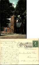 Methodist Church Conneaut OH Ohio mailed 1913 vintage postcard picture