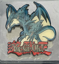 1996 yugioh 3 headed blue eyes white dragon lapel pin Original Vintage Rare picture