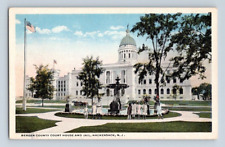 1918. HACKENSACK, NJ. COURT HOUSE. POSTCARD ST5 picture