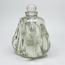 Robert Eickholt Perfume Bottle Blown Free Form Iridescent Swirl 1982 Art Glass picture