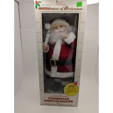 Vintage Telco Motion-ettes  Animated Musical Santa Battery Operated 16 Inch 90s picture