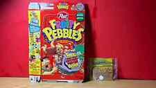 Fruity Pebbles Empty Cereal Box with MIP Missing Pebbles Mystery Poster-2000 picture
