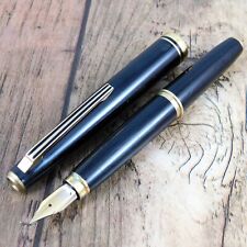PLATINUM 18K GOLD NIB:F FOUNTAIN PEN VINTAGE JAPAN MADE A203-1 picture