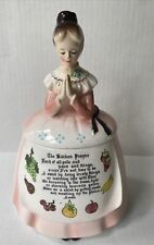 Vintage Pink Enesco Kitchen Prayer Lady  Cookie Jar picture