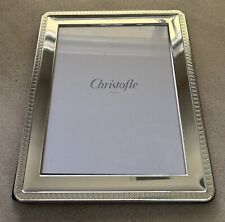 Christofle Paris France Silver Photo Picture Frame ”7 X 10” Inside Photo picture