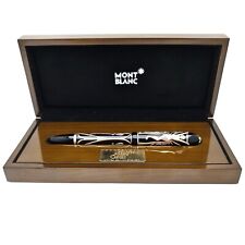 MONTBLANC ANDREW CARNEGIE,  LIMITED EDITION FOUNTAIN PEN, NEVER USED 18K MED NIB picture