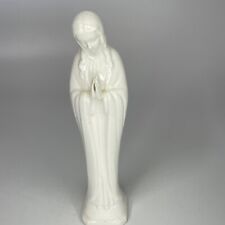 Vintage Napcoware R3704 8.5” White Praying Madonna Virgin Mary picture