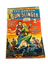 TEX DAWSON, Gun-Slinger MARVEL Comic Volume 1, No. 1, Jan 1973 Issue Slip Cover picture