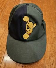 Vintage Winnie The Pooh Blue Green Baseball Hat One Size Fit Most picture