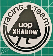 Vintage Sports Car Racing Sticker - UOP SHADOW RACING TEAM - Can-Am, Formula 1, picture