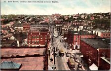 Postcard Pike Street, Looking East from Second Avenue in Seattle, Washington picture
