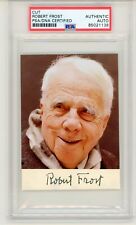 Robert Frost ~ Signed Autographed Smiling Photo Authentic ~ PSA DNA Encased picture