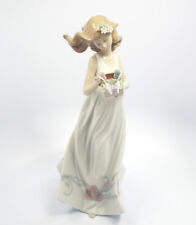 Lladro Figurine #6777 Butterfly Treasures, Woman Holding Box of Butterflies, MIB picture