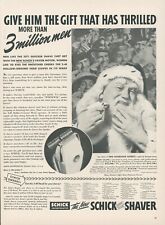 1941 Schick Shaver Santa Claus Raymond Loewy Gift 3 Million Men Ad L39 picture