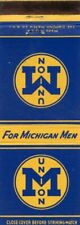 Michigan Union for Michigan Men Matchbook picture