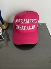 RARE Pink MAGA Cap 47 Authentic official Trump 2024 campaign gear￼ Cali Fame Hat picture