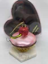 Juicy Couture Limited Edition 2007 Cupcake Ornament w Bejeweled Cherry on Top picture