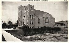 Vintage Postcard 1920's Lutheran Church Turlock California Pacific Novelty Co. picture