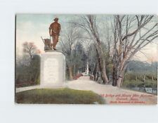 Postcard Old Bridge & Minute Man Monument Concord Massachusetts USA picture