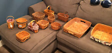 23 Longaberger Basket Lot - Large, Small, Short, Tall And Everything In Between picture