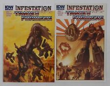 Transformers: Infestation #1-2 VF/NM complete series Abnett Lanning - all B set picture
